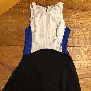 Color block mini dress
